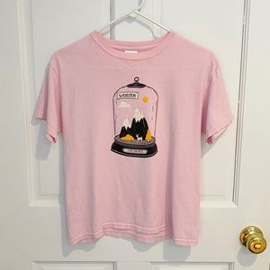 Pink Denver Colorado Loose Fitting Tee